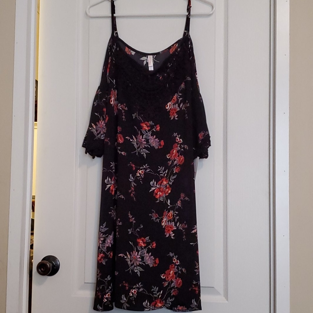 Cold shoulder dress